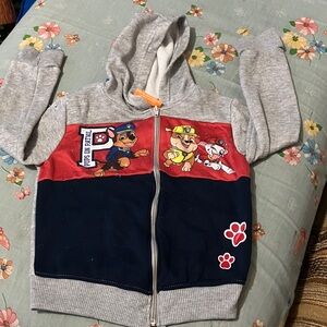 Nickelodeon Paw Patrol Gray, Red, and Navy Hoodie